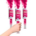 Planete fumigene fumig�ne torche a main 45 secondes couleur rose - lot de 3 - d�clenchement � m�che dur�e ...