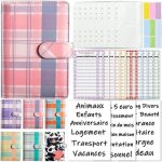 Planificateur de budget classeur pour budget planner portfolio a6 pochette budget 8 feuilles de budget ...