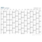 Planning annuel - staedtler - lumocolor - 84 x 60 cm - lavable - pack de 5