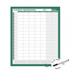 Planning perpétuel hebdomadaire réutilisable - 60 x 50 cm - bouchut Planning perpétuel hebdomadaire réutilisable - 60 x 50 cm - bouchut