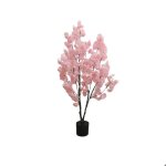 Plante artificielle cerisier fleur de cerisier artificiel arbre - 150cm - rose - artificiel fleur de ...