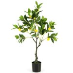 Plante artificielle extrieur intrieur - relax4life - citrons simuls - pots de fleurs rempl - citronnier ...