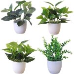 Plante  feuillage artificiel frais en pot bonsa dcoration de bureau pour centre commercial de fte ...