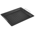 Plaque de barbecue en acier inoxydable antirouille - po�le antiadh�sive adapt�e au barbecue pzcc