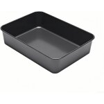 Plaque de cuisson en acier carbone antiadh�sif moule rectangulaire profond pour r�tir des tartes 26 x ...