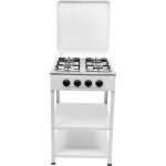 Plaque de cuisson � gaz autoportante rectangulaire avec 4 grilles en fer pour les familles et les activit�s ...