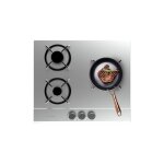 Plaque de cuisson  gaz - cecotec - squad g 3200s - inox - 3 foyers - 6250 w