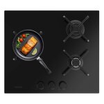Plaque de cuisson au gaz 3 feux bolero squad g 3400s nano glass cecotec