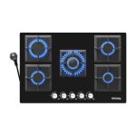 Table de cuisson � gaz - iseasy - mgbg - 775s2 - 3 br�leurs - 75 cm - acier inoxydable