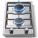 Plaque de cuisson gaz 2 feuxs inox sécurité thermocouple encastrable table de cuisson 30cm gazs naturel ... Plaque de cuisson gaz 2 feuxs inox sécurité thermocouple encastrable table de cuisson 30cm gazs naturel ...