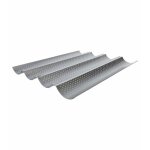 Plaque de cuisson moule pour 4 baguettes - anti - adhsif - plaque  pain perfore - rversible pour ...