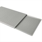 Plaque de cuisson pour p�te feuillet�e anti - expansion perfor�e en alliage daluminium anodis� dur commerciale ...