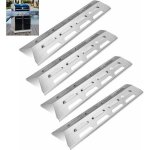 Plaques diffuseurs inox 16 pouces lot de 4 compatibles ultar / blooma / outback pi�ces remplacement barbecue ...