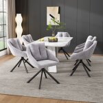 Plaque �paissiefauteuil nouveau premium sense chaise en velours gris moderne chaise de salle � manger ...