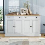 Plaque �paissiegrand placard avec 4 portes et 2 tiroirs armoire buffet moderne pour salle � manger et ...