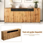 Plaque �paissiepanneaux lat�raux armoires casiers 208 x 395 x 80 cm commode avec 4 portes 2 tiroirs buffet ...