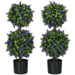 Plaque �paissieplantes artificielles lot de 2 lavandes 70 cm plante artificielle r�sistante aux uv dans ...