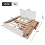 Plaque épaissiestructure de lit eco - friendly material lit double durable système de lit en bois 140×200cm ... Plaque épaissiestructure de lit eco - friendly material lit double durable système de lit en bois 140×200cm ...