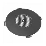 Plaque en fonte pour bras�ro 102cm grille inclue 50cm avec poign�es cookking 222382