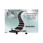 Plaque fun�raire en granit escalier piano