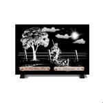 Plaque fun�raire moderne chasseur