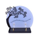 Plaque fun�raire originale et moderne les bicolores et blancs