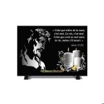 Plaque fun�raire personnalis�e j�sus christ