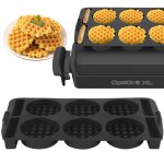 Plaques  gaufres compatibles avec tefal optigrill xlinsert  gaufres plaque de cuisson en siliconeaccessoires ...