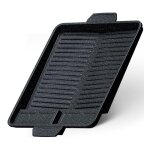 Plaque de gril / plancha rehausse pour réchaud à gaz poêle grill antiadhésive accessoire bbq camping ... Plaque de gril / plancha rehausse pour réchaud à gaz poêle grill antiadhésive accessoire bbq camping ...