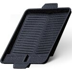 Plaque de gril r�hausse pour r�chaud � gaz po�le grill antiadh�sive pour r�chaud de camping plancha pour ...