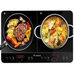 Aobosi plaque de cuisson 2 feux 3500w plaque induction multifonction 20 niveaux de temp�rature plateau ...