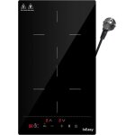 Plaque  induction 2 foyer l51 x p29. 5 cm double plaque  induction encastrable table de cuisson  induction ...