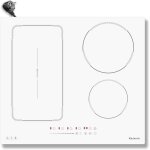 Plaque  induction - ethnics origins - 4 feux - blanc - 3500 watts - minuterie et scurit