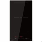 Plaque  induction domino encastrable comfee - 2 foyers avec zone flexible - 3500w - l52 x p288 cm cih351d215k ...