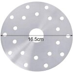 Plaque induction inox 16. 5cm adaptateur casserole non magntique