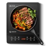 Amzchef plaque induction portable 2000w 20 niveaux de puissance minuterie 3 heures efficacit� �nerg�tique ...