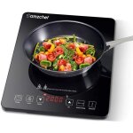 Plaque induction portable - amzchef - 2000w - 9 niveaux de puissance - ultra - mince - efficacit nergtique ...