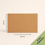 Plaque mdf brute 80x120 cm (800x1200 mm) - �paisseur 10 mm - d�coupe bois rectangulaire pour bricolage ...