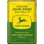 Plaque en m�tal - john deere - 20 x 30 cm - vintage - d�coration murale