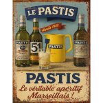 Plaque m�tal vintage - pastis - affiche publicitaire - 15x20 cm
