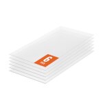 Plaque en polycarbonate - vevor - 1210x605x4 mm - panneaux de toit en feuilles lot de 6 - toiture plastique ...