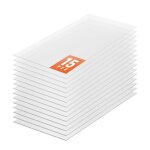 Plaque en polycarbonate - vevor - 1210x605x6 mm - panneaux de toit en feuilles lot de 15 - toiture plastique ...