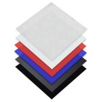 Plaques en polystyrne 3 mm bleu 100 x 100 cm