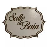 Plaque de porte - artisanal - bois - gravure au laser - fixation facile - lgante et dcorative