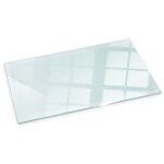 Plaque de protection 140x70 rectangulaire en verre transparent plaque dcorative de chemine