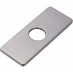 Plaque de trou dévier de cuisine pour robinet de salle de bain lavabo rosace de robinet en nickel brossé?gris? ... Plaque de trou dévier de cuisine pour robinet de salle de bain lavabo rosace de robinet en nickel brossé?gris? ...