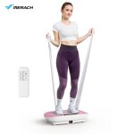 Plateforme vibrante avec télécommande ? merach - 11 niveaux - bluetooth intégré - 200 kg max - rose Plateforme vibrante avec télécommande ? merach - 11 niveaux - bluetooth intégré - 200 kg max - rose