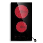 Plaque vitroc�ramique 2 feux encastrable