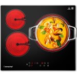 Plaque vitrocéramique 3 feuxplaque de cuisson 3 plaques 5400w avec 9 niveauxgrande surface de 2400warrêt ... Plaque vitrocéramique 3 feuxplaque de cuisson 3 plaques 5400w avec 9 niveauxgrande surface de 2400warrêt ...