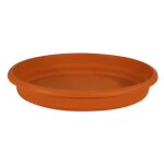 Plastiken plateau rond Ø 34 cm pour pot rond - terracotta Plastiken plateau rond Ø 34 cm pour pot rond - terracotta